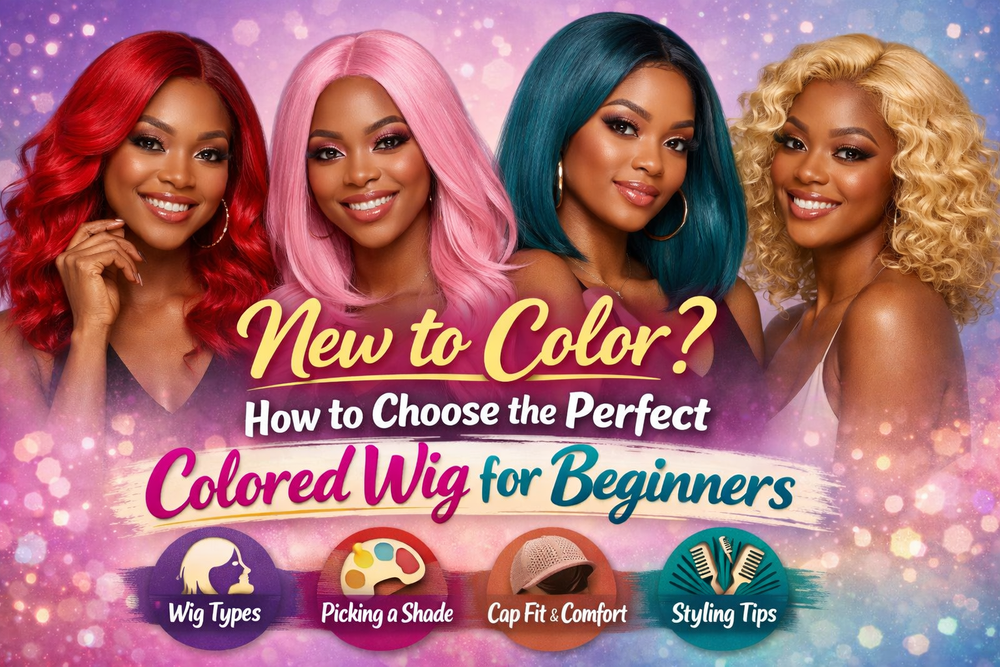New to Color? How to Choose the Perfect Colored Wig for Beginners